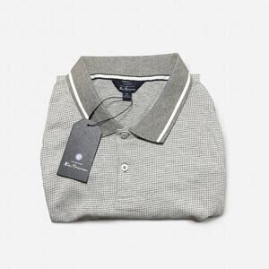 NWT Ben Sherman Original Classic Grey and White Polo Size XL‎ MSRP $79